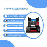 Impresora UV A3 de Inyección de Tinta de Bajo Costo Refinecolor, Impresora de Carcasas para Teléfonos, Máquina de Impresión Digital para Tiendas, Máquina de Impresión de Tazas y Bolígrafos
