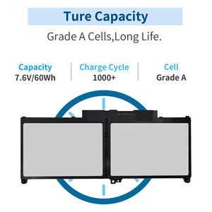 7,6 В 60Wh MXV9V Аккумулятор для ноутбука Dell Latitude 5300 5310 7300 7400 E5300 E5310 E7300 E7400 серии inspiron 7300/7306 2-в-1 - Product Image 2