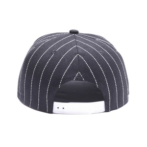 Custom Design Woolen Brim 2 Tone 5 Panel Acrylic Pinstripe Snapback Hat High Quality Adjustable Snapback <b>Cap</b> - Product Image 5