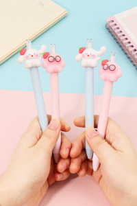Crayon rose mignon de haute qualité, crayon blanc de couleur personnalisée avec boîte en pvc, crayon kawaii <span class=keywords><strong>lapin</strong></span> pour enfants, cadeau - Product Image 4