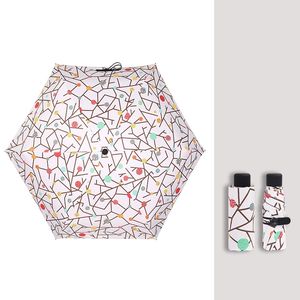 Barato portátil ligero mejor compacto 6K y a prueba <span class=keywords><strong>de</strong></span> viento lluvia bolsillo plegable mini paraguas para niños en edad escolar - Product Image 4