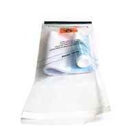 Sac de laboratoire médical, produits de beauté en plastique, double pochette auto-adhésive pour échantillons, voyage des échantillons, pièces