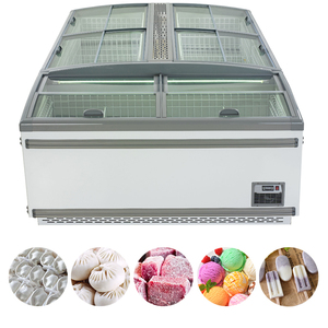 Réfrigérateur combiné à îlot ouvert, congélateur profond pour supermarché - Product Image 3