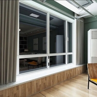 Venta Directa de Fábrica de Puertas y Ventanas Corredizas de UPVC Resistentes al Viento y al Sonido