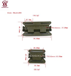 Gilet tactique multifonctionnel d'extérieur avec boucle à dégagement rapide, pièces et accessoires spéciaux pour sacs, système de blocage anti-glissement pour bouton - Product Image 2