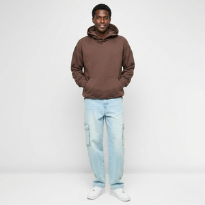 Sweat à capuche beige personnalisé pour la vente en gros, broderie de logo, impression, mélange coton-polyester confortable pour les commandes en gros - Product Image 1