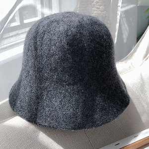 Winter Female Wholesale <strong>Cheap</strong> Embroidery logo Personalized Customizable <strong>Bucket</strong> <strong>Hats</strong> Wool Custom <strong>Bucket</strong> <strong>Hats</strong> - Product Image 2