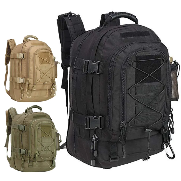 MKAS Wholesale Custom MOLLE System 3 Days Bug Out Bag Assault Expandable 39L-60L Hiking Backpack Tactical Backpack