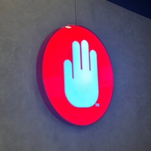 Round Double Sided Lightbox Hanging Outdoor Signage Custom 3d Advertising <b>Led</b> <b>Light</b> <b>Box</b> for Restaurant - Product Image 2