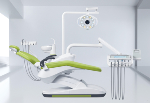 Set completo regolabile sedia dentale di alta qualità per trattamento dentale sedia attrezzature cliniche per moderni studi dentistici - Product Image 4