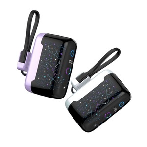 <span class=keywords><strong>Batterie</strong></span> <span class=keywords><strong>externe</strong></span> pratique Star Light à charge rapide et haute capacité, double cellules 21700, format compact et portable - Product Image 2