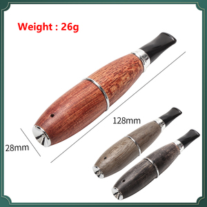 Pipe à fumer en bois Erliao, forme de balle, design classique, durable, en bois massif, portable, pour la consommation de tabac - Product Image 6
