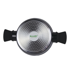 Juego de Ollas de Aluminio de 20 Piezas, Elegante y de Alta Gama, con Revestimiento Antiadherente de Cerámica, Apto para Lavavajillas, Opción Personalizada para Cocinar en Casa - Product Image 5