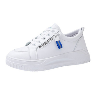 <span class=keywords><strong>Sneakers</strong></span> di Lusso da <span class=keywords><strong>Donna</strong></span> Bianche Rosa <span class=keywords><strong>Beige</strong></span> in Pelle Sintetica Casual Resistenti con Lacci Piattaforma Piatta Primavera Autunno Patchwork - Product Image 5