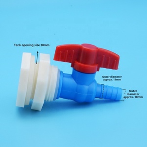 4-point Switch Tower Valve <strong>Interface</strong> Plastic Water Tank Drainage Outlet Fish Tank Aquarium Decoration Outdoor Desktop Use - Product Image 3