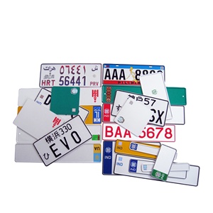 Recuerdo personalizado placa decorativa de metal y aluminio para vehículos, fábrica al por mayor producto personalizado placa de matrícula de <span class=keywords><strong>coche</strong></span> - Product Image 4