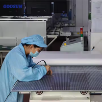 Vente directe d'usine Goosun 570w 575w 580w 585w 590w Système d'énergie de panneaux solaires portables
