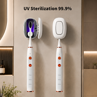 Boîte de désinfection anti-poussière portable, étui de stérilisation UV, stérilisateur LED ultraviolet, étui pour brosse à dents, mini support de désinfection