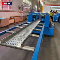 Trough Type Cable Tray Manufacturing Machine, Automatic Roll Forming Production Line