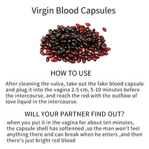Capsules de sang vierge de la première nuit accessoires de sang réalistes pour les soins intimes féminins serrage vaginal réparation de lubrification privée - Product Image 2