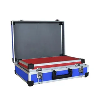 PVC Set Case Customized Aluminum Case With Eva And Metal Lock