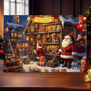 <span class=keywords><strong>Puzzle</strong></span> personnalisé conception de Noël cadeau de vacances <span class=keywords><strong>1</strong></span>,000 blocs boîte de <span class=keywords><strong>puzzle</strong></span> emballage adulte - Product Image 5