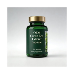 Cápsulas <span class=keywords><strong>de</strong></span> Extracto <span class=keywords><strong>de</strong></span> Té Verde OEM EGCG <span class=keywords><strong>Matcha</strong></span>, Antioxidante Herbal <span class=keywords><strong>de</strong></span> 500 mg, Píldoras Orgánicas para la Salud Inmunológica - Product Image 1