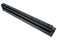 Lumière laser DJ à 8 yeux de couleur rouge, laser RVB à tête mobile, idéale pour les bars, les mariages, les KTV, les salles de banquet, la scène