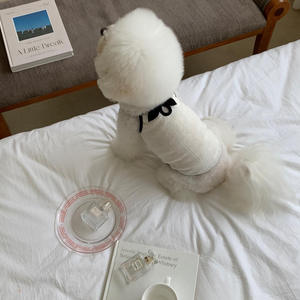 Grosir pakaian anjing musim panas penjualan laris rompi anjing pakaian hewan peliharaan mewah OEM/ODM layanan rompi tanpa lengan halus untuk anjing kecil - Product Image 3