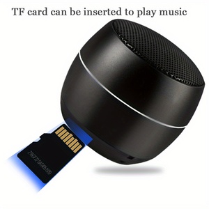 Speaker SENXIN S3 nirkabel Mini logam aluminium, pengeras suara keras TWS HiFi logam portabel, pemutar kartu TF - Product Image 3