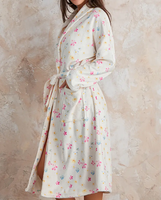 Peignoir Décontracté Respirant Imprimé pour Femme, Pyjama, Vêtements de Nuit et d'Intérieur Personnalisable ODM