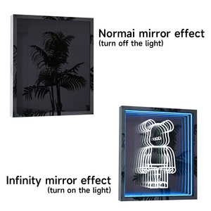 One-way <strong>Mirror</strong> Sheet Silvery Customised Infinity <strong>Mirror</strong> Advertisement Light Box Decoration Raw Material Sheet - Product Image 2