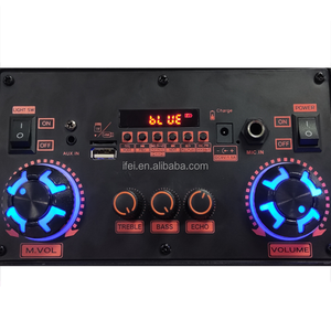 Enceinte Party Parlante Double 12 Pouces Grande TWS Rechargeable Bonne Qualité Lumière Froide Microphone Sans Fil IFeiGift-2205 - Product Image 2