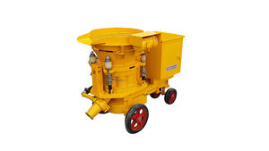 Wengong Motorisierte Trockenspritzbetonpumpe Betonspritzgerät Feuerfestmaschine 5,5KW 380V Kurzer Wendekreis - Product Image 4