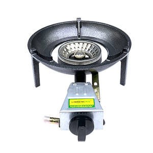 고출력 3808w 압전 점화 바이오 가스 스토브 1 버너 주방 가전 버너 - Product Image 3