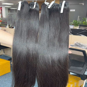 Extensiones de cabello humano virgen 100% sin procesar de alta calidad, doble hueso estirado, recto, Vietnam, onda Natural, onda profunda suelta - Product Image 2