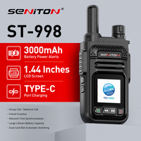 Radio HT 4G LTE POC Jangkauan Jauh, Portabel, Tahan Lama, Dua Arah, Jangkauan Komunikasi Global, Paket SIM Opsional