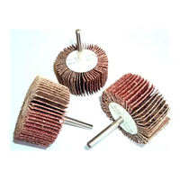 Broche de ponçage abrasive montée personnalisable vadrouille tissu papier brosse rabat roue poignée arbre bois roue outils pour le polissage