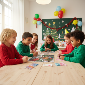 Peintures Diamant Bulufim : <span class=keywords><strong>Kit</strong></span> de <span class=keywords><strong>Peinture</strong></span> Diamant Thème Fête pour Enfants, Cadeau Éducatif <span class=keywords><strong>Montessori</strong></span>, Artisanat Créatif - Product Image 4