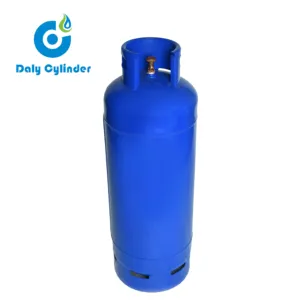 Tanzania 45KG Steel Gas Cylinder/ボトルBrass Valve、Portable Empty LPG Gas Cylinder