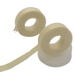 ราคาโรงงาน เทปพันเกลียว PTFE สีขาวเหลือง ขนาด 12 มม. 100% PTFE คุณภาพดี กันน้ำ MATT UK TOMBO TN TAPE - Product Image 4