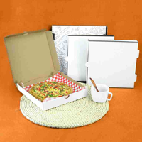 Boîte à gâteau en papier personnalisée avec logo imprimé pour boulangerie, dessert, cadeau, cupcake, pâtisserie, présentation en magasin et emballage alimentaire à emporter