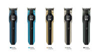 Kit de toilettage tout-en-un pour hommes, étanche IPX7, rechargeable par USB, tondeuse à barbe, tondeuse à nez, écran LCD