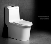 WC monobloc en céramique à double chasse, à poser au sol, facile à nettoyer, pour la vente en gros directe usine