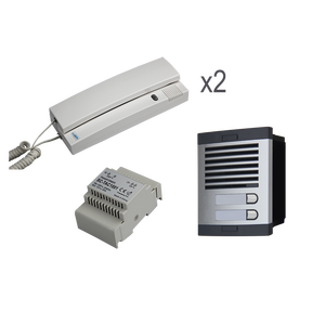 2 cách cửa nhập Kit 4 + N dây nhôm bảng điều chỉnh kim loại push button nhúng/bề mặt cài đặt citymax cửa điện thoại - Product Image 1