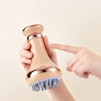 Brosse multifonctionnelle chauffante EMS pour massage Gua Sha et frottement abdominal, 35 niveaux pour le corps