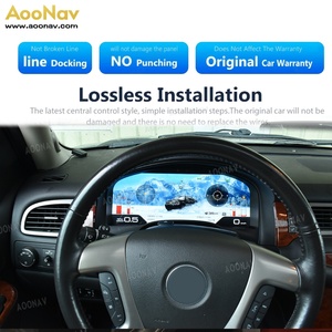 15.1" Car LCD Digital Cluster for Chevrolet GMC YUKON Tahoe Suburban 2007-2014 Original Stereo Virtual <b>Speedometers</b> Dashboard - Product Image 4