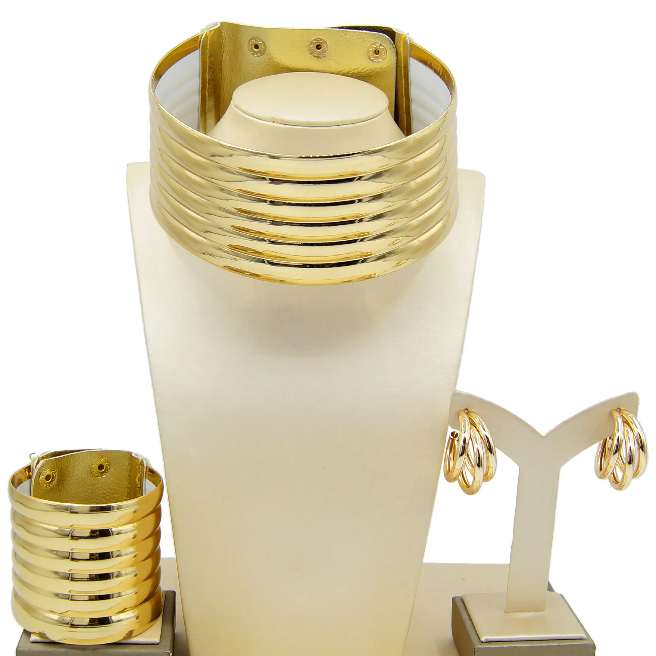 Yulaili 18K позолоченный комплект ювелирных изделий дизайн воротника, модные, опт, ювелирное изделие для женщин для вечеринки/ежедневного ношения драгоценных камней