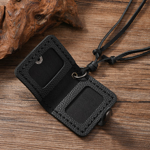 Portefeuilles vintage carrés en cuir à suspendre au cou, porte-clés souple pour pull, mini porte-monnaie <span class=keywords><strong>portable</strong></span> exquis en forme de <span class=keywords><strong>collier</strong></span> - Product Image 6