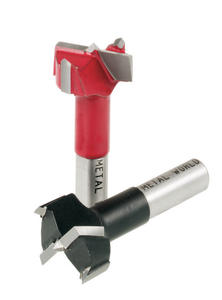 Brocas de carburo HW para mandrinado de cilindros, 2 dientes, 2 puntas, punta central HW recubierta de resina fluorocarbonada para eliminación de virutas - Product Image 1